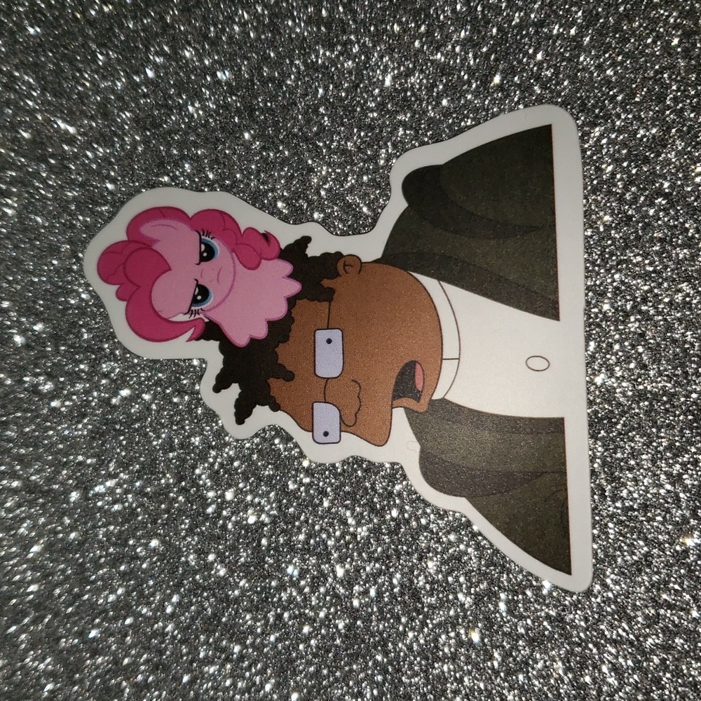 Futurama waterproof sticker Hermes Pinkie Pie